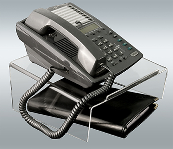 KANTEK INC KANATS580 CLEAR ACRYLIC DESK ACCESSORIES ANGLED TELEPHONE STAND at Sears.com