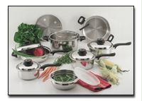 BNF KT915 15 Pieces Stainless Steel Cookware Set