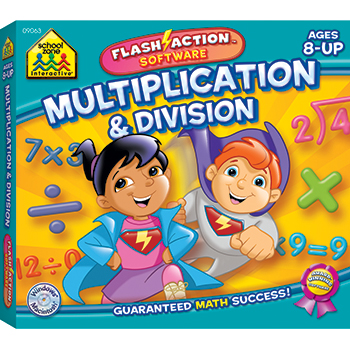School Zone Publishing SZP09063 Multiplication & Division Flash Action Software at Sears.com