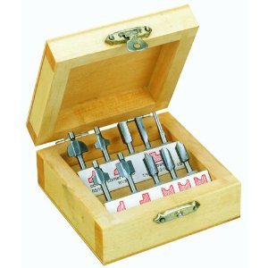 Prox Tech 29020 Router Bit Set- 10 pcs.- in wooden box at Sears.com