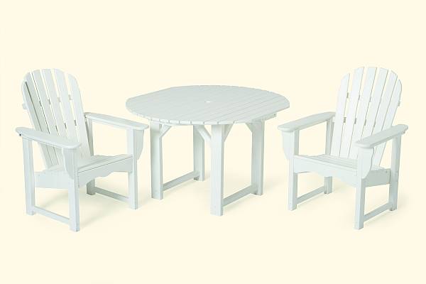 Beachfront DT42 29" H x 46" W x 42" D Plastic  Stainless Steel Dining Table at Sears.com