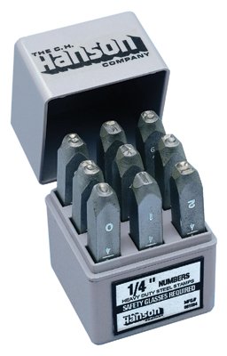 C.H. Hanson 337-21400 3-16 Inch Heavy Duty Steel Number Set at Sears.com