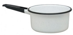 GHC Columbian Home 6154-6 WHT 1 Qt Saucepan - White - Pack Of 6