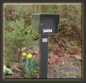 Fort Knox Mailbox Lg Standard B Large Standard Mailbox - Black