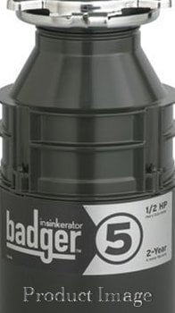 In Sink Erator 143031 Badger 5 Food Waste Disposer with .5 Horsepower at Sears.com