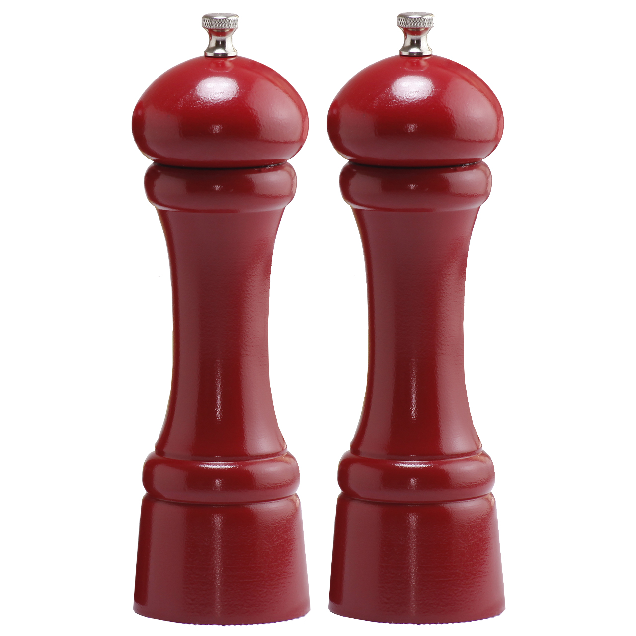 Chef Specialties 08602 8 in. Candy Apple Red Pepper Mill and Salt Mill Set at Sears.com