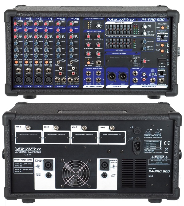 VocoPro PAPRO900 900W Professional PA Mixer at Sears.com