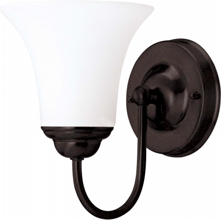 NUVO Lighting 60-1932 Dupont ES - 1 Light Vanity with Satin White Glass - 13w GU24 Lamp Included at Sears.com