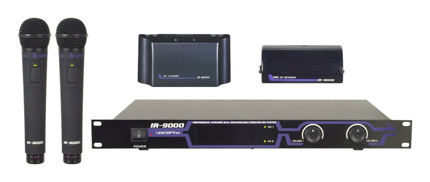 VocoPro IR9000 Infrared Dual Rechargeable Wireless Microphone System at Sears.com