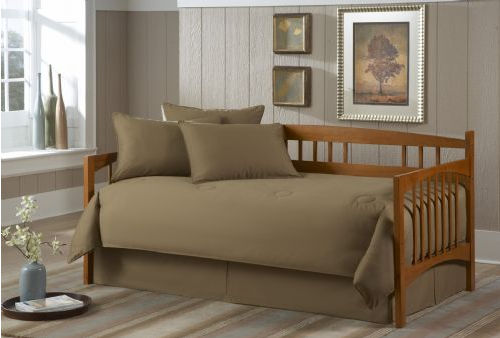 Southern Textiles 80JQ400KHT Solid Khaki 5-piece Daybed Ensemble at Sears.com