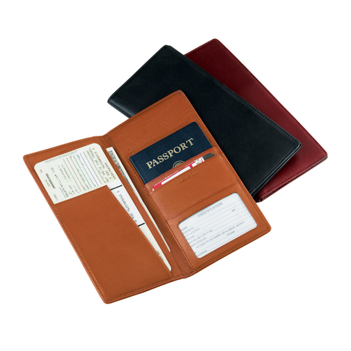 Royce Leather 211-BLACK-10 Passport Ticket Holder - Black at Sears.com