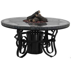 Sundance Southwest TFT2960MBBPB Traditional Style Fire Table-29 in. Tall x 60 in. Diameter, Morocco Design, Blues and Blacks Granite Colors at Sears.com