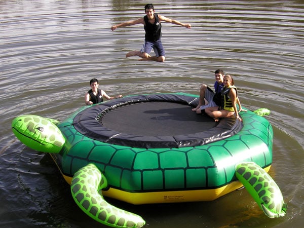 Aqua Sports TJUMP Island Hopper Turtle Jump Trampoline at Sears.com