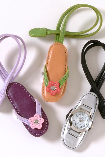Jolie Montre Watch 0063-1 Hang Time Flip Flop- Silver-Black at Sears.com