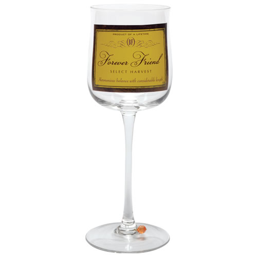 Santa Barbara Studio WIN10-8220U Studio Wine Time Wine Glass - Forever Friend at Sears.com