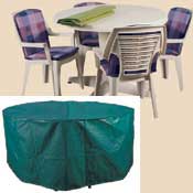 Bosmere C524 84 Inch Round Table and Chairs Polyethylene Cover at Sears.com