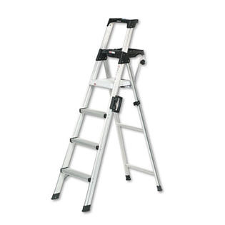 CSC TEST VENDOR Csc 2061AABLD Six-Foot Lightweight Aluminum Folding Step Ladder W/Leg Lock & Handle CSC TEST VENDOR Csc 2061AABLD Six-Foot Lightweight Aluminum Folding Step Ladder W/Leg Lock & Handle