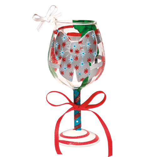 Santa Barbara Studio ORN5-5512J Lolita Holiday Mini-Wine Ornament - Tie One On at Sears.com