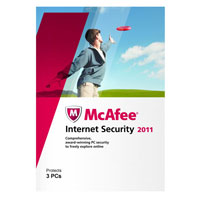 Max Group MF13OEM-IS11-3 McAfee Internet Security 2011 1 Year 3 User US Color Hard Flat Pack at Sears.com