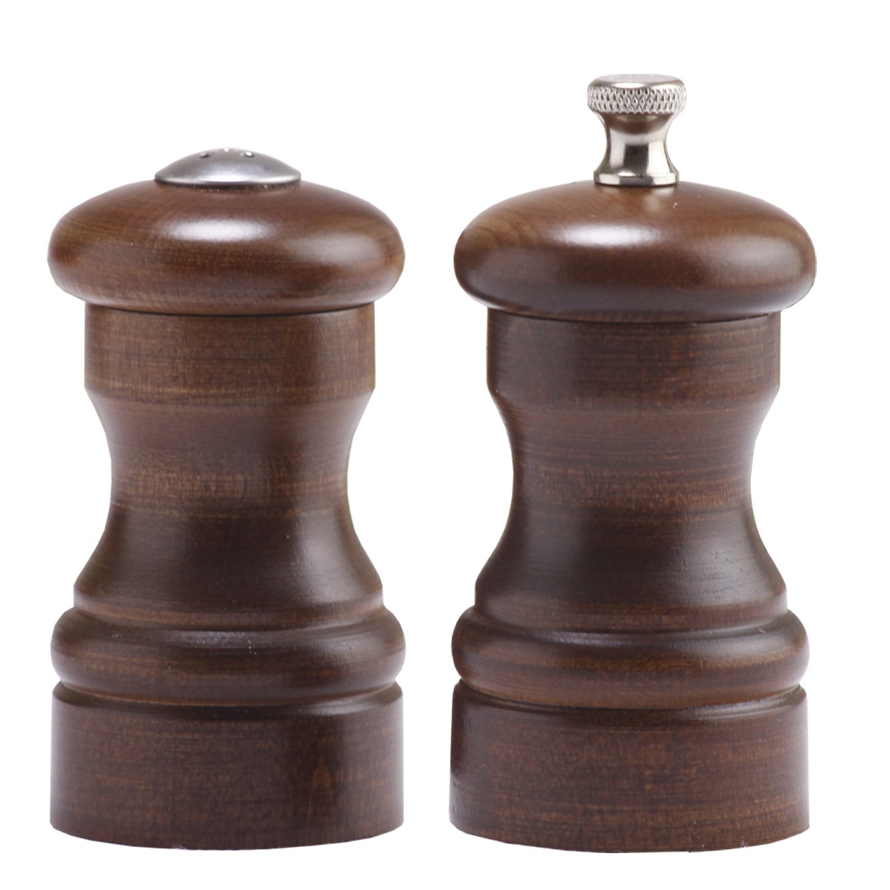 Chef Specialties 04100 4 Inch - 10cm CapstanWalnut Pepper Mill Salt Shaker Set at Sears.com