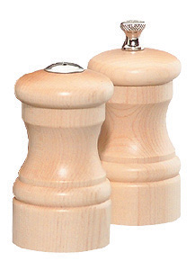 Chef Specialties 04300 4 Inch - 10cm CapstanNatural Pepper Mill Salt Shaker Set at Sears.com