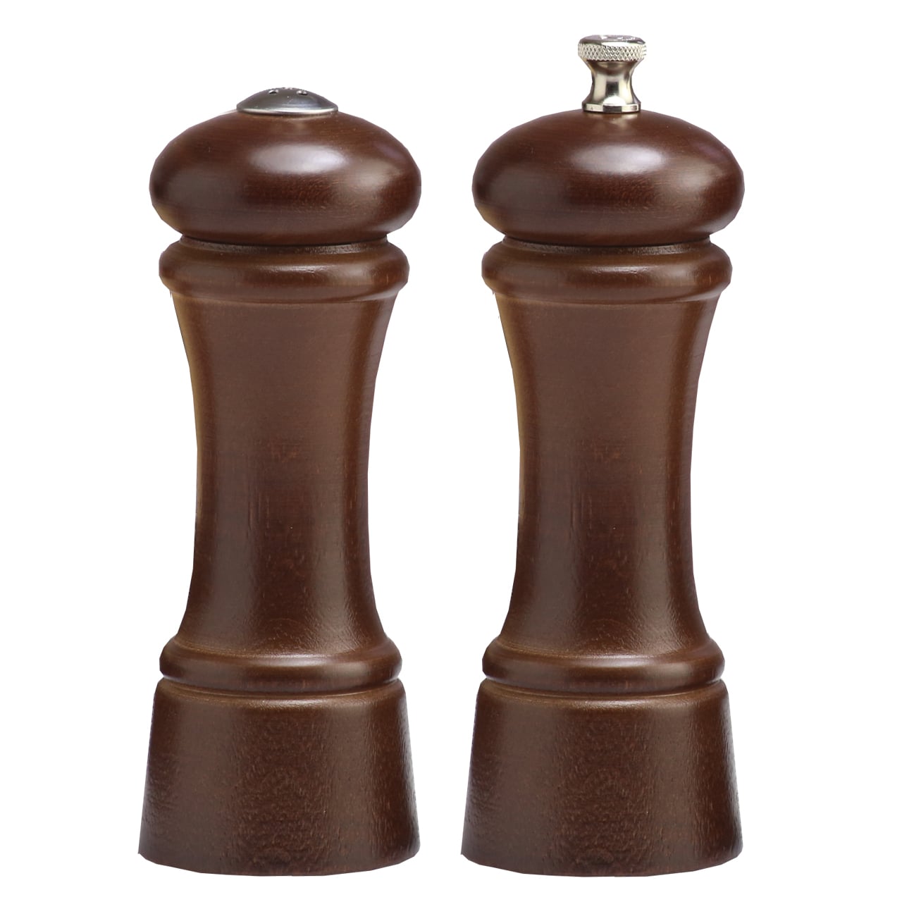 Chef Specialties 06100 6 Inch - 15cm EleganceWalnut Pepper Mill Salt Shaker Set at Sears.com
