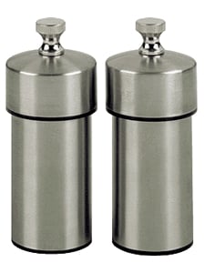 Chef Specialties 29910 4 Inch - 10cm FuturaBrushed Stainless Pepper Mill Salt Mill Set at Sears.com