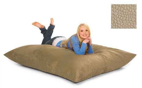 RelaxSacks 6PL-PB003 6 ft. Relax Pillow Sack - Pebble MicroFiber Sand at Sears.com