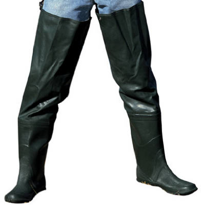Wenzel 703089 Hip Waders  Size 8  Black