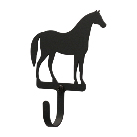 Village Wrought Iron WH-68-S Horse Wall Hook Small - Black at Sears.com