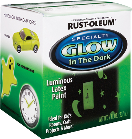 Zinsser Rustoleum Half Pint Glow In The Dark Luminous Latex Paint  214945 at Sears.com