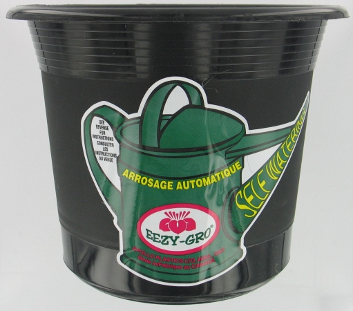 Apollo Plastics 6in. Black Self-Watering Planter  E006-BLACK - Pack of 6 at Sears.com