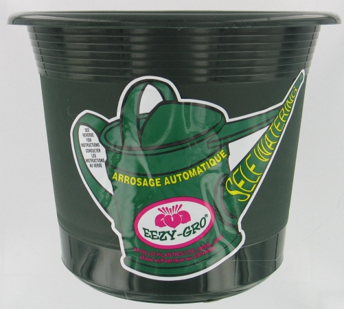 Apollo Plastics 8in. Green Self-Watering Planter  E008-GREEN - Pack of 6 at Sears.com