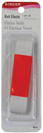 Singer .75in. X 36in. White Knit Elastic  00416 at Sears.com
