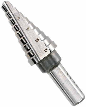 Vermont American .25in.-.75in. High Speed Steel Step Drill Bit  13376 at Sears.com