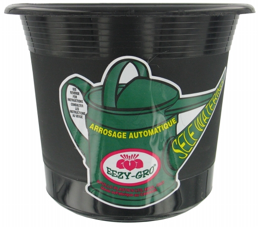 Apollo Plastics 12in. Black Self-Watering Planter  E012-BLACK - Pack of 6 at Sears.com