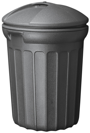 United Comb An Novelty 32 Gallon Black Round Trash Can  TB0007 at Sears.com