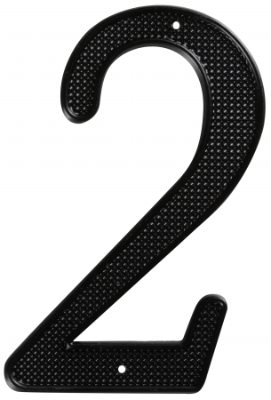 Stanley Hardware 4in. Black NO.2 House Numbers  579928 at Sears.com