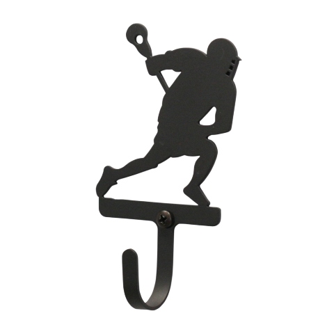 Village Wrought Iron WH-192-S Lacrosse Player Wall Hook Small - Black at Sears.com
