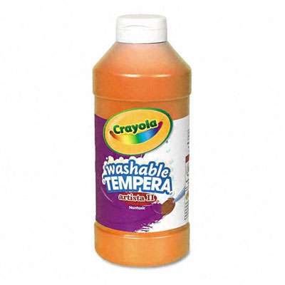 Crayola . 543115036 Artista II Washable Tempera Paint, Orange, 16 oz at Sears.com