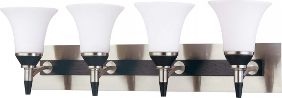 Nuvo Lighting 60-2467 Keen ES - 4 Light Vanity with Satin White Glass - Lamp Included at Sears.com