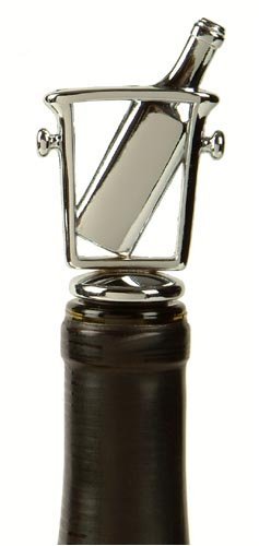 Prodyne Ws-8 B Wine Bucket Love of Wine Chrome Bottle Stopper Pack of 48