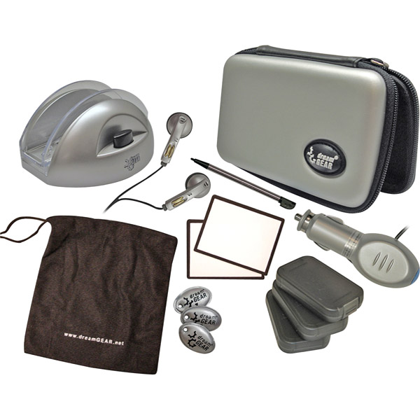 dreamGEAR DGDSL-906 17 In 1 Bundle Pack For Nintendo DS Lite - White/Silver at Sears.com