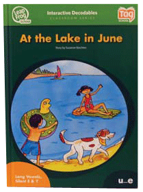 Leap Frog 90578 Tag InterACTIVE Decodable Level 3 Book At the Lake in June at Sears.com