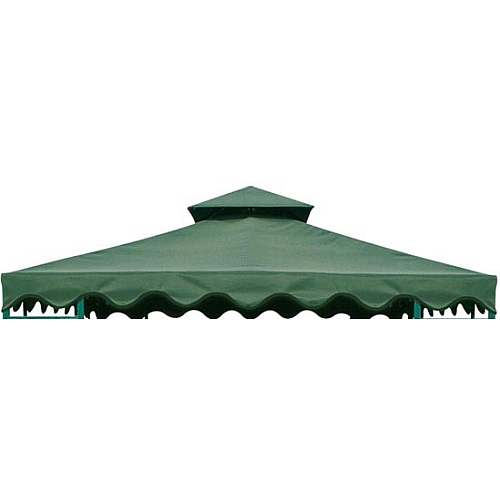 DC America GOT660-GG 10 x10  Gazebo Top- Two Tier- Green with Green Trim at Sears.com