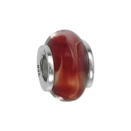 Feminine Jewelry 151358 Murano Glass Bead with Solid Sterling Silver Core. Weight- 3.00g at Sears.com