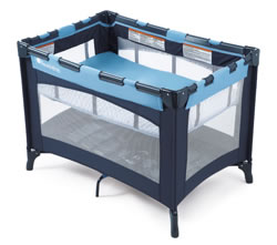 Foundations 50-BS-N1 Celebrity Play Yard Crib with Bassinet- Blue at Sears.com