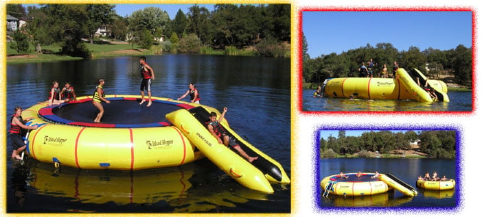 Aqua Sports 25 PVCTUBE 25 Foot Island Hopper Giant Jump Trampoline at Sears.com