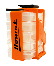 Homak HA01053029 8 Inch Portable Parts Organizer