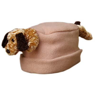 BearHands FHS-FLD-CAM M Hat Fleece Floppy Ear Dog on Camel - Medium at Sears.com